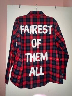 Cakeworthy Disney Snow White ‘Fairest of Them All’ Plaid Flannel Shirt